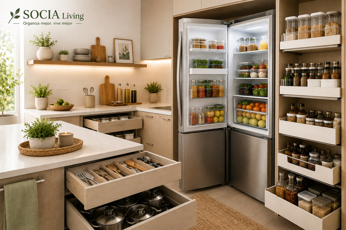 Cómo organizar una cocina pequeña y aprovechar cada centímetro de espacio