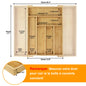 Organizador Expandible de Bambú para Gavetas – 8 Compartimentos Ajustables | SOCIA Living